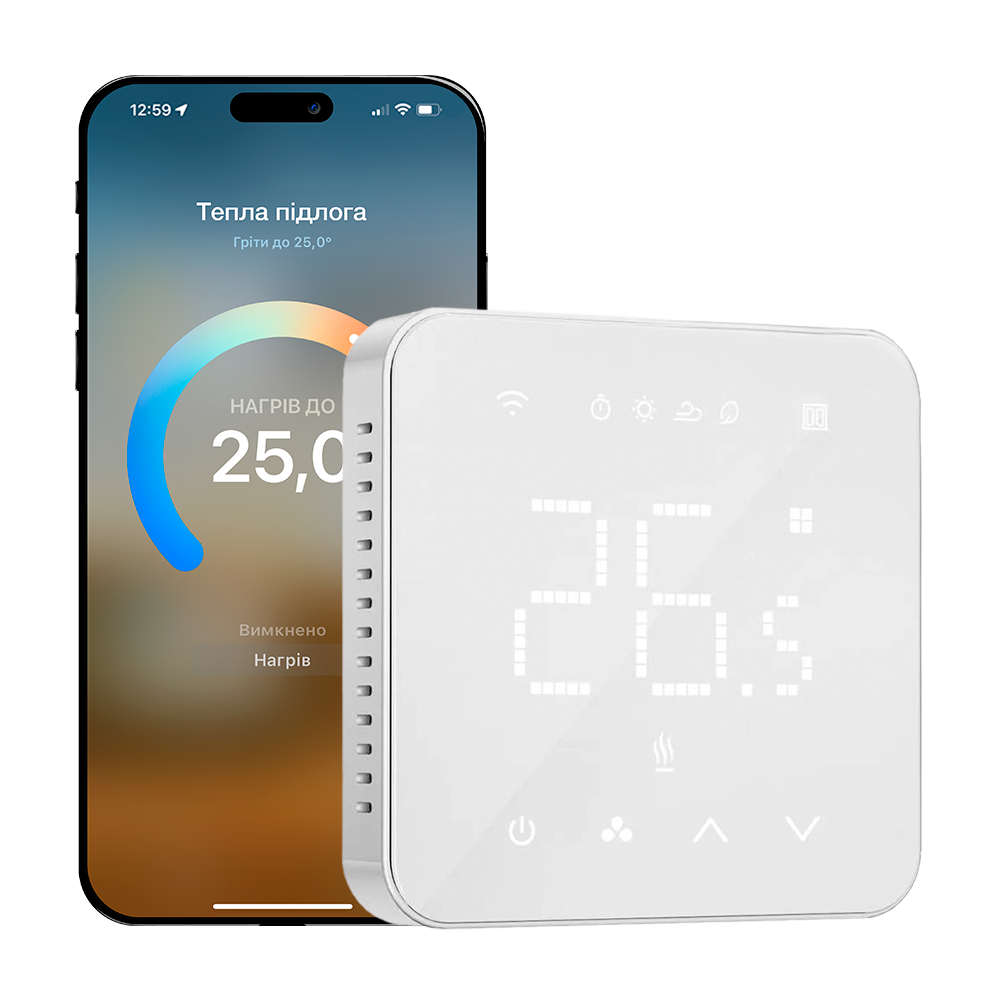 Термостат для теплого пола Apple HomeKit Meross MTS200HK- Koala